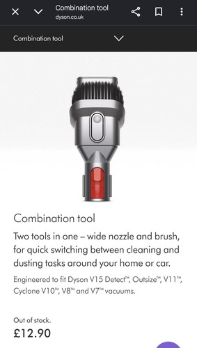 Combination brush dyson - in,